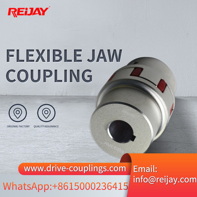 Aluminum Alloy Two Half Flexible Jaw Coupling For Hydraulic Machinery