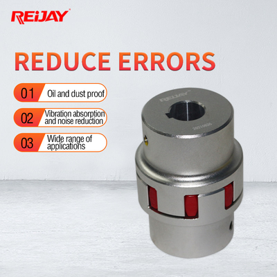 Aluminum Alloy Two Half Flexible Jaw Coupling For Hydraulic Machinery